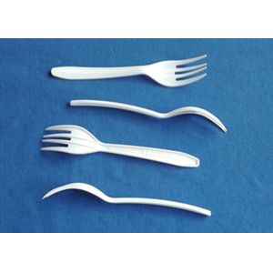 fruit fork disposable plastic fork instant noodles  fork in straight style 120 mm length