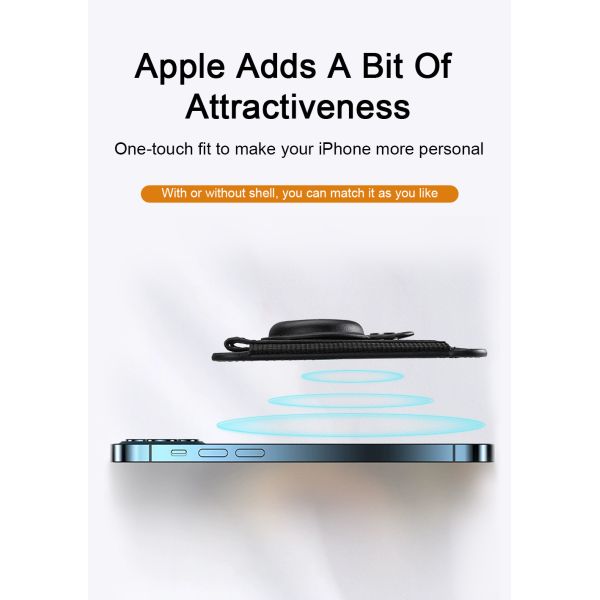 Rubber Band Magnetic Card Holder Stand Customized Magnetic Wallet For Phone