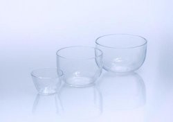 Customized Quartz Glass Crucible Transparent Color Round Base