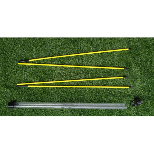 folded golf alignment stick , folding golf alignment sticks , two-double golf training aid