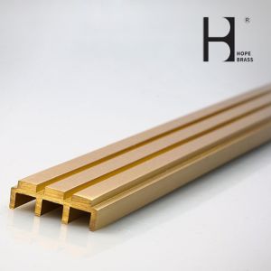 SGS Slip Resistant Stair Nosing , Hpb60-2 Stair Nosing Brass