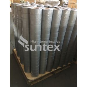 Flame Retardant Silicone Rubber Coated Fiberglass Reinforcing Fabric Heat