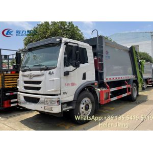 FAW 4x2 6 Wheels 10CBM Garbage Compactor Truck