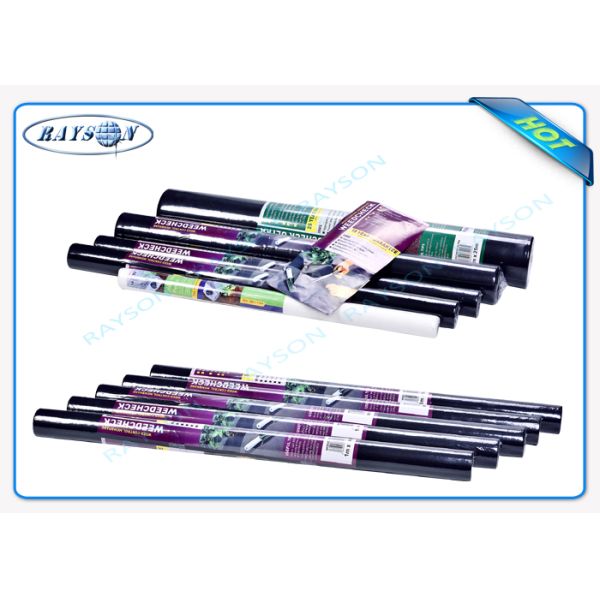 Roll Packed / Piece Packed Agriculture Non Woven Cover Eco Friendly 2% Or 3% UV Protection Black / White