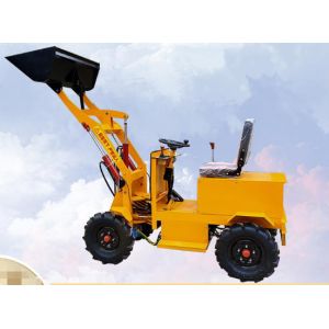 4 Wheel Drive Electric Compact Loader For Docks