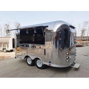 Luxury Airstream Mobile Food Trailer Multifunctional Street Food Truck Trailer