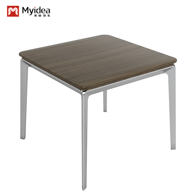 Quality Wired Aluminum Alloy Die-Casting Foot Coffee Table, Office Space, Negotiation Tea Table for sale