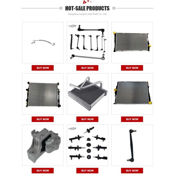 4F0121251L Auto Spare Parts for Audi A6 2004-2011 Aluminum Brazed Radiator Water Tank