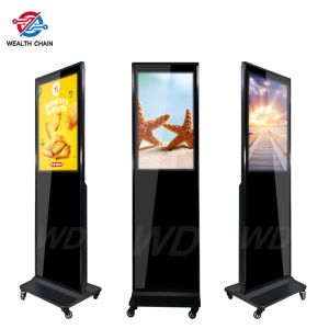 1920x1080 32'' Indoor Portable Digital Signage Display System Movable