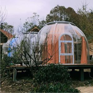 Polycarbonate 6m Geodesic Dome Flexible Convenient Igloo Dome Tents