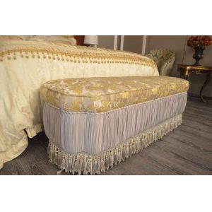 China Hot Sale Luxury Furniture Antique Armed Bed Stool TE-010 on sale