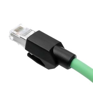 Alvin's M12 D-Code 4-Pin to RJ45 Cable - 5m High-Flex Green