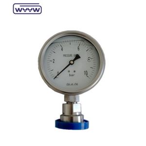 all stainless steel diaphragm seal pressure gauge manometer
