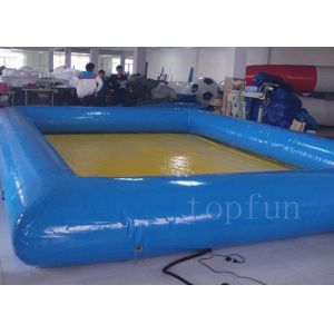 Sqaure Soft PVC Tarpaulin Inflatable Water Pools For Family Use / Kids / Adults