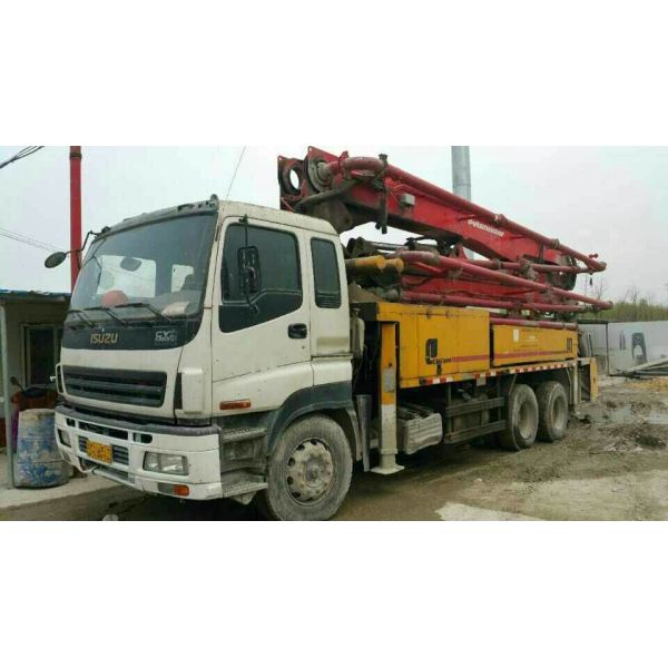 Concrete Mixer Machine Pm 38 Meter Concrete Pump with 4 Boom Sections