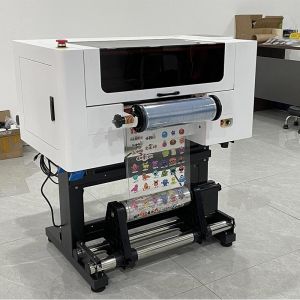 30cm Digital UV DTF Sticker Printing Machine With Double Heads