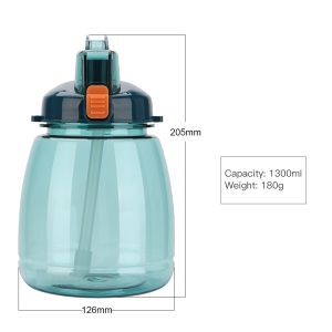 Buy cheap 1300ml sublimation Vacuum Tumbler Mug with straw and lid Sports Bottle Cute from wholesalers