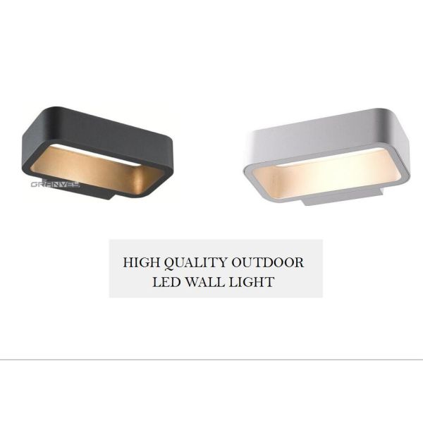 Modern Ip65 Waterproof 5W LED Outdoor Wall Lights Mounting With Square Shape