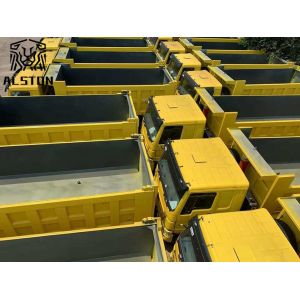 Used Sinotruk Howo Dump Trucks 375hp Left Hand Driving