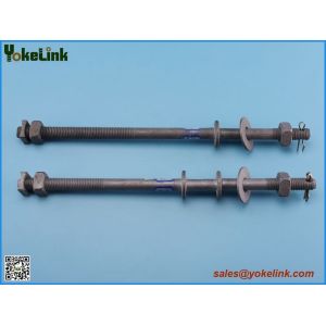 Double offest pole band for pole line hardware