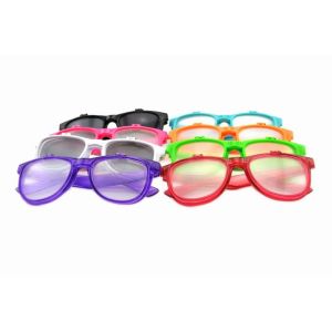Disposable Plastic Diffraction 3D Fireworks Glasses Flip UP Style