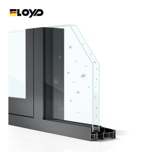 Scandinavian Design Style Aluminum Casement Window Replacement With Double