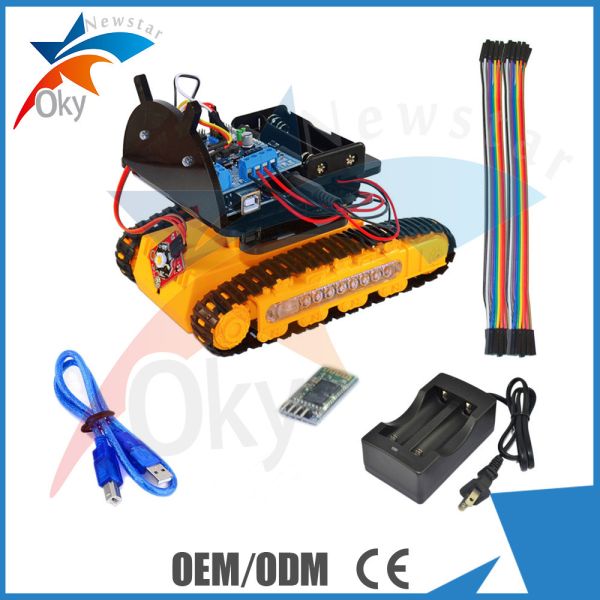 Buy Servo 360 Degree Arduino Car Robot , Arduino Bluetooth Mobile Phone Controls Car at wholesale prices