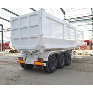 Customized 3 Axles 80 Tons Heavy Duty Dump Trailer Hydraulic Tipping Tipper Semi