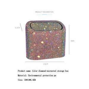 Buling Buling Diamond Selling Creative Portable Car Trash Can
