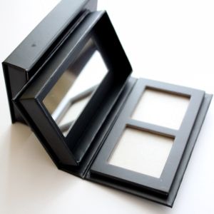 36mm Baked Eyeshadow Palette 2 Pans Matte Black FSC Certificated