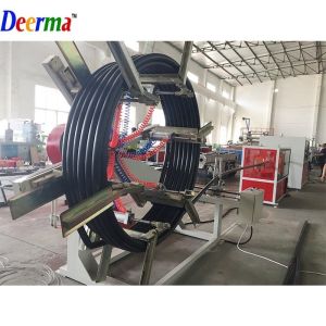 250kg/H - 350kg/H PPR Pipe Extruder Customized HDPE Pipe Extruder Machine