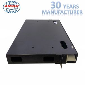 Rack Mount ODF Fiber Optic Patch Panel For Telecommunications