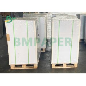 36 * 38'' 1.5mm Thickness Both Sides White Laminated Board Sheet For Cosmetic