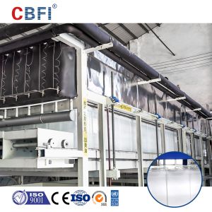 Direct Cooling 25 Ton Industrial Ice Making Machines Block Ice Maker
