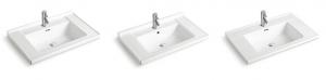 Quality Ceramic Rectangular Vessel Bathroom Basin Counter Mounting Sanitary Wash Basin for sale