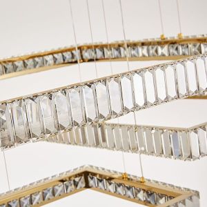 JYLIGHTING Modern Luxury Living Room Large Led K9 Crystal American Design Nordic