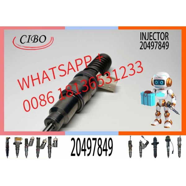 Diesel Engine Fuel Common Rail Injector 20497849 BEBE4D00203 BEBE4D00003 for VOLVO FH12 TRUCK 425 / 435 BHP
