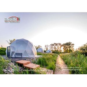 Self Cleaning Event Party 40m Span Geodesic Dome Tents