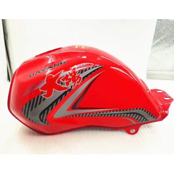 Three Wheel Motorcycle Tricycle Scooter With Red Oil Fuel Tank