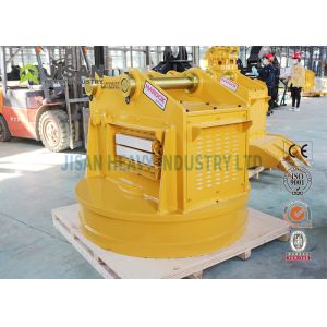 Electro Metal Scrap Lifting Magnet , Ripper Hydraulic Excavator Magnet