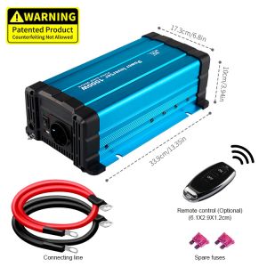 12v dc ac 220v pure sine wave inverter 1000W