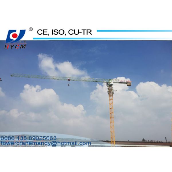 1.6*1.6*3m Split Mast Electric Tower Crane PT6013 Undercarriage Tower Crane 8ton 160m Self Climbing Crane