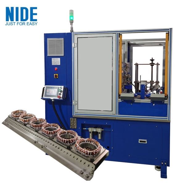 Buy Automatic Production Stator Motor Winding Machine High Efficiency For Coil Lacing at wholesale prices