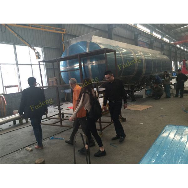 47000 L Stainless Steel Tanker Trailers Single Compartment 12000*2500*4000mm