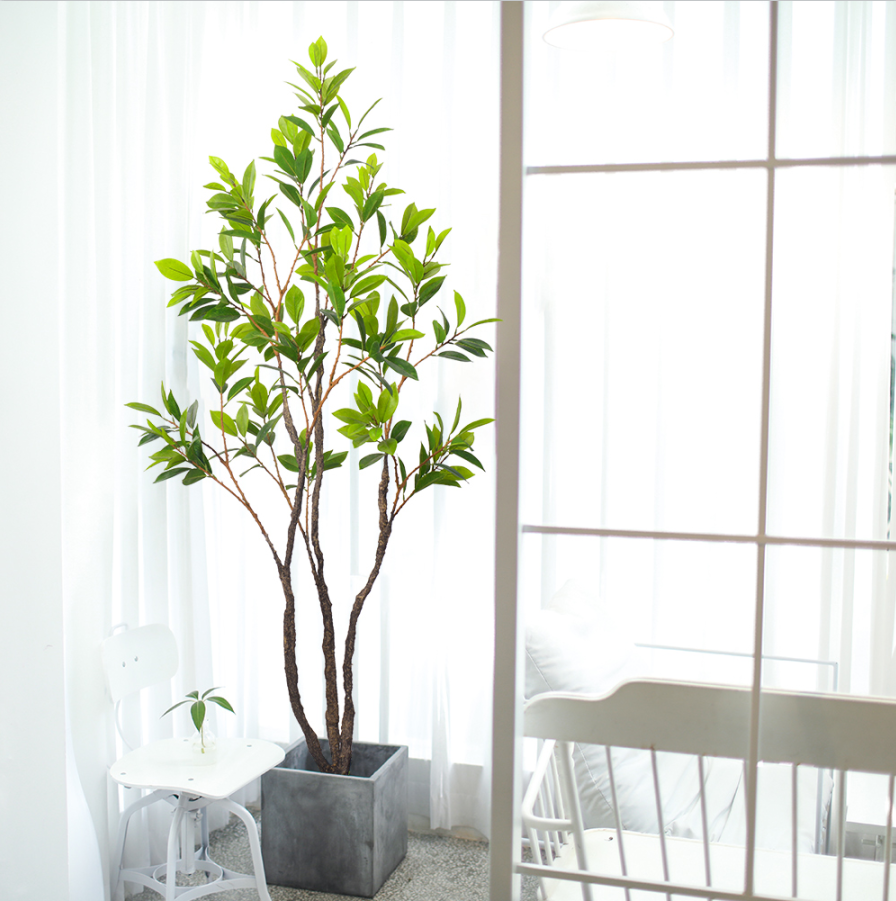 Artificial mangrove tree green home deco hotel office potted tree