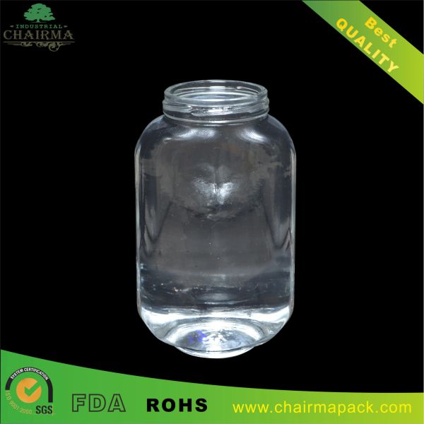 Buy 900ml oval glass storage jar at wholesale prices