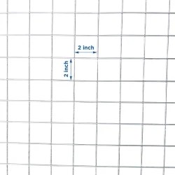 12.7X12.7X1.24mm X 900mm X 30m galvanized welded wire mesh can be customized a