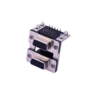 9 Pin D Sub Female Connector , 9 Pin D Shell Connector Rated Current 3.0A