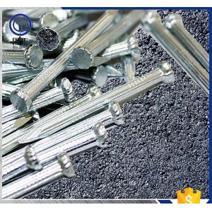 Fluted Magnet Grooved Shank Concrete Nails Hardened Steel Material