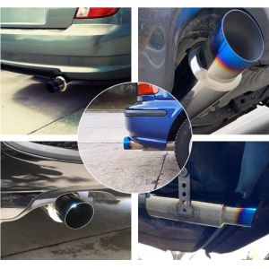 2" Inlet 3" Outlet Sus409 14.8" Length Universal Exhaust Muffler For Suv